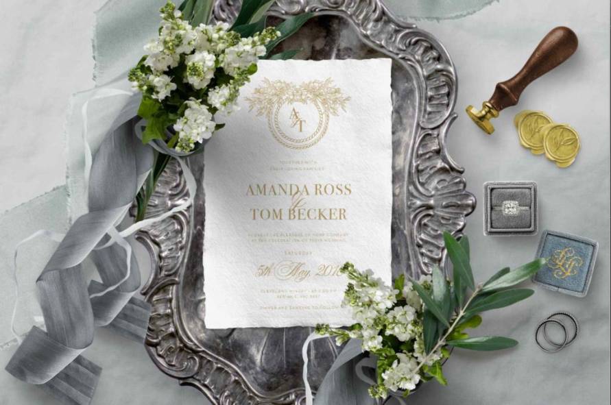 Giant Invitations Monogram | Luxury Wedding Trends 2019 | Beyond Weddings