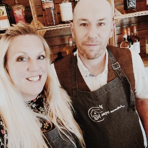 Penny and Scott, owners of Folkerton Mill. 
