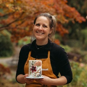 Lydia Kraitman at the Temple of Minerva in Bath 
