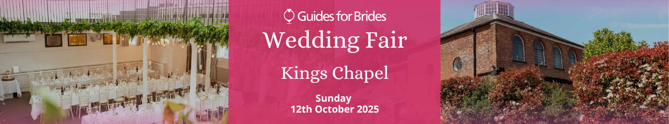Guides for Brides wedding fair at Kings Chapel Amersham 12/10/25