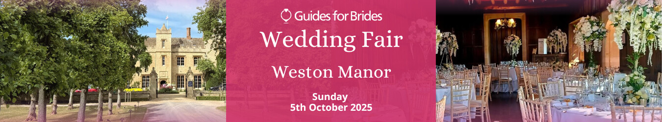 Guides for Brides wedding fair at Weston Manor 05/10/25