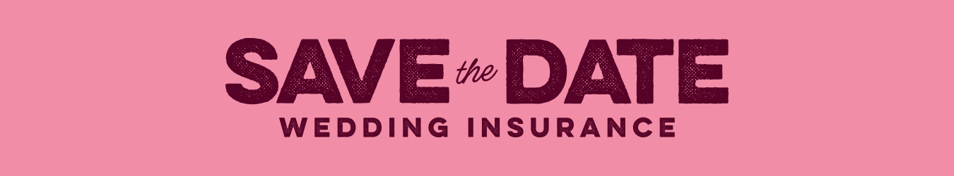 save the date wedding insurance graphic for advert banner