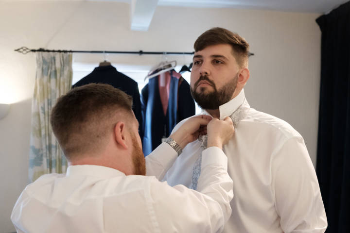 Rosie and Matthew - A Romantic Rose Gold Hotel Wedding in Essex gallery image