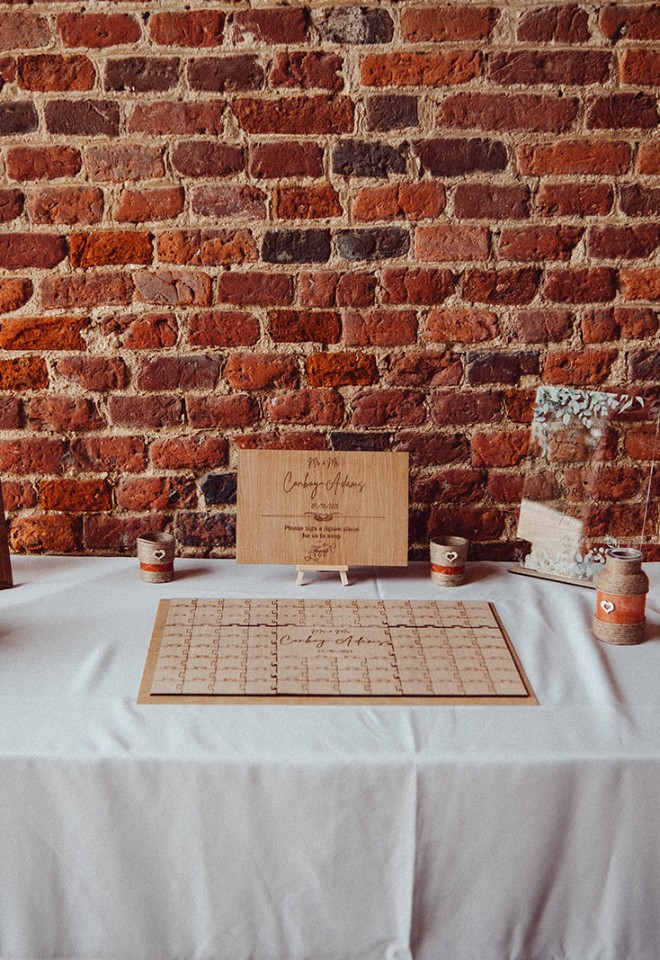 Wedding details at Copdock Hall wedding venue Suffolk