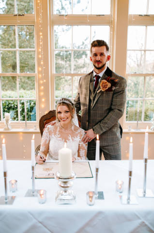 Heather and Jason - A Beautiful Lancashire Wedding With Warm Autumnal Colours gallery image