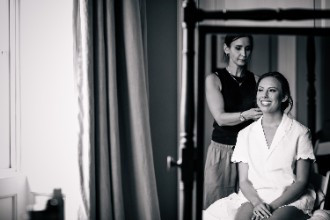 The Morning of the wedding at Ardington House