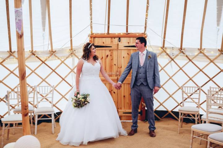 Michelle and Luke - An Fun Outdoor Tipi Wedding in Worcestershire gallery image