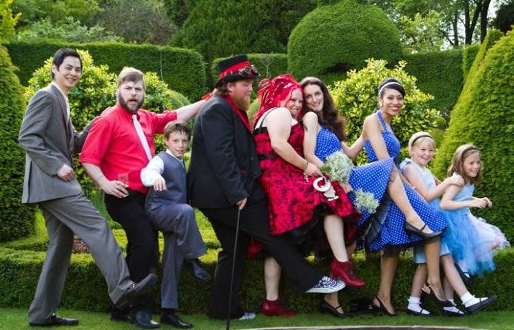 James and Michelle - Alice in Wonderland Wedding in Wiltshire gallery image