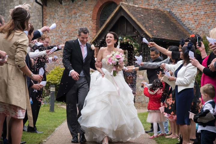 Pippa and John - A Traditional English Country Wedding in Surrey gallery image