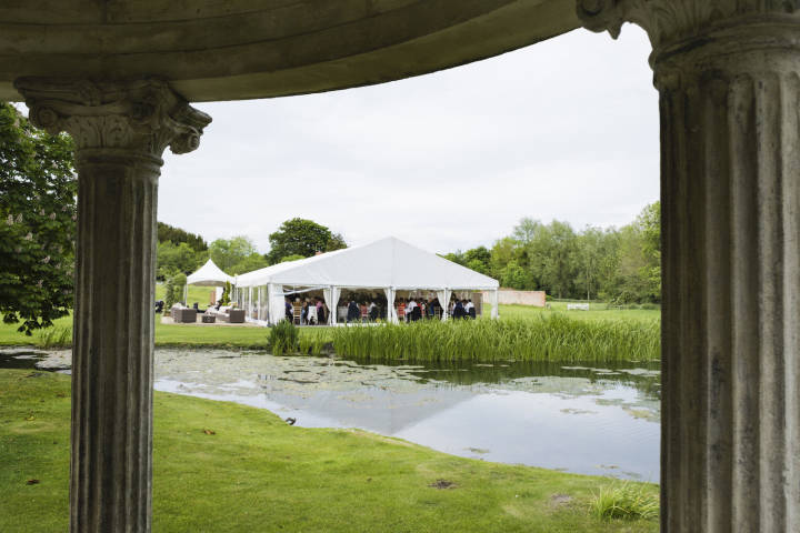 Stephanie and Alex - Lakeside Marquee Wedding in Oxfordshire gallery image