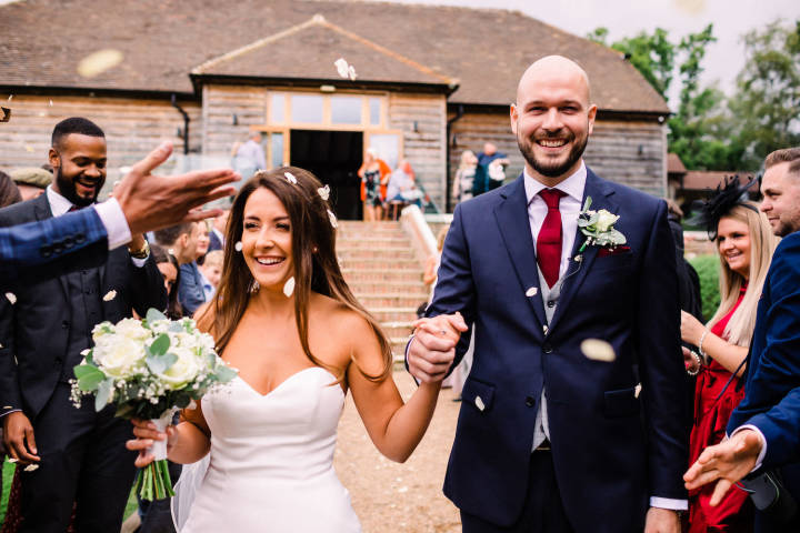 Kerrie and Tom - An Elegant Barn Wedding in Sussex gallery image