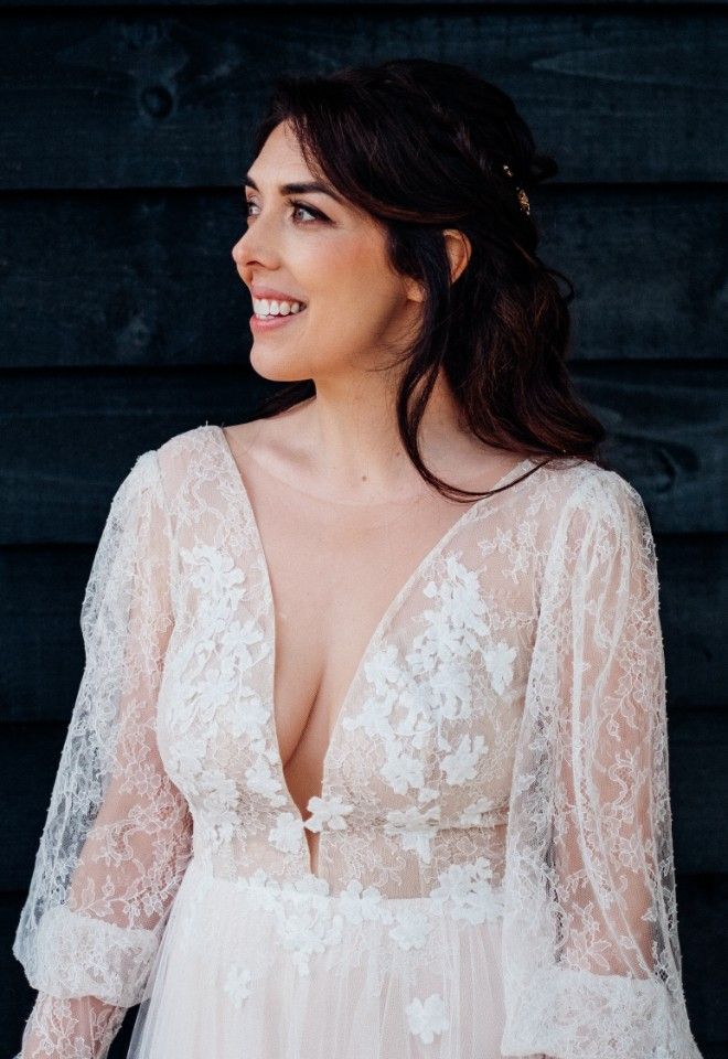 Bride ready for wedding celebrations