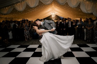 Bride and Groom first dance Ardington House Wedding