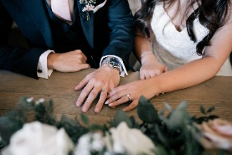 Lapstone Barn Real Wedding Rings