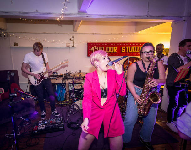 Carly and Kelv - A Quirky East London Wedding with Hog Roast gallery image