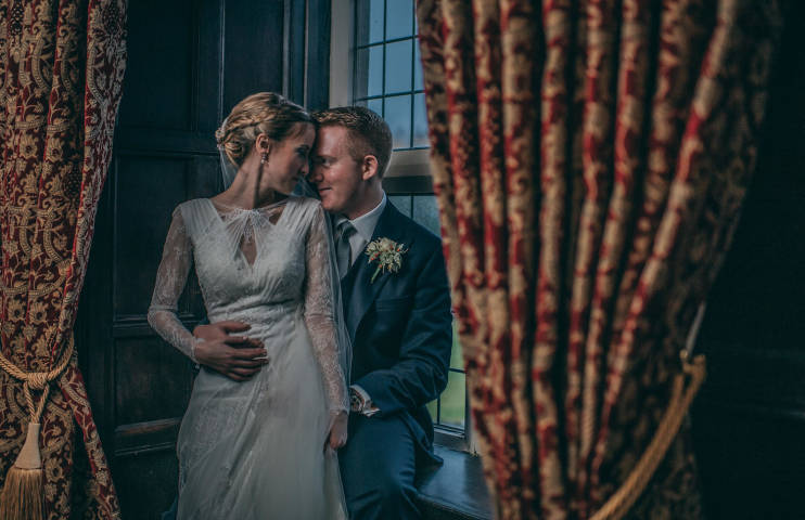 Megan and Oliver - An Autumn Wedding in Welsh Country House gallery image