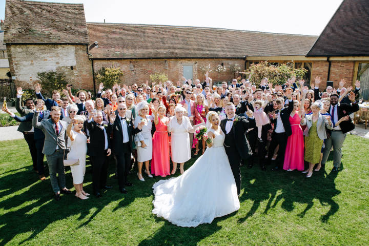 Sophie and Ben - A Cambridgeshire Barn Wedding with a Hot Pink Theme gallery image