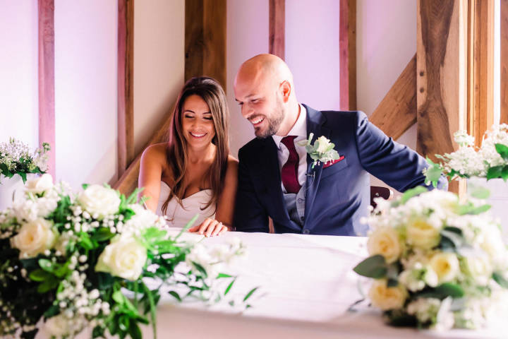 Kerrie and Tom - An Elegant Barn Wedding in Sussex gallery image