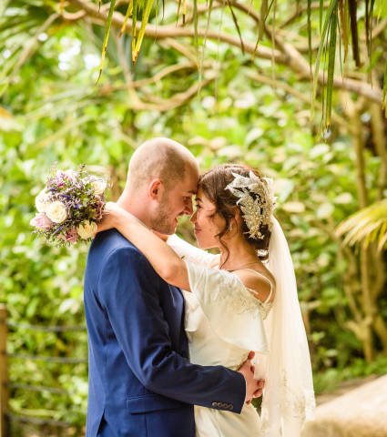 Bernice and Peter - A Rainforest Inspired Wedding At The Eden Project gallery image