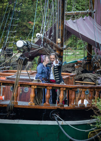 Jake and Charlotte - A Pirate Themed Wedding in Cornwall gallery image