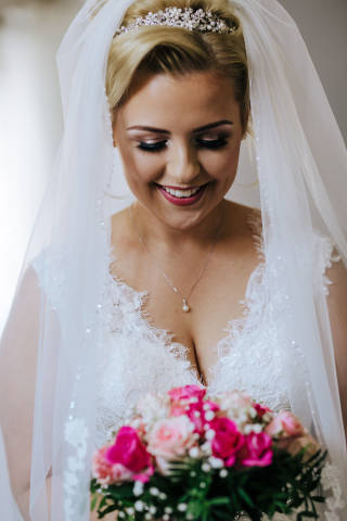 Sophie and Ben - A Cambridgeshire Barn Wedding with a Hot Pink Theme gallery image