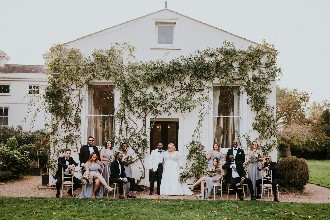 real weddings morden hall wedding party