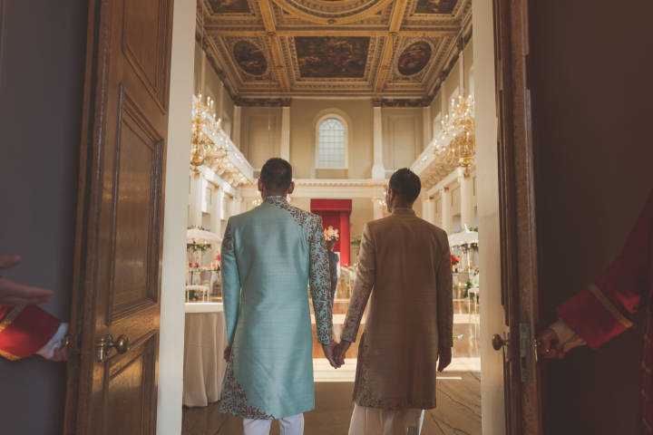 Jai and Milan - A Lavish Wedding At Banqueting House gallery image