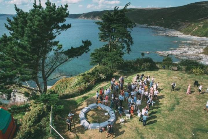 Lisa and Craig - A Boho Wedding by the Beach in Cornwall gallery image