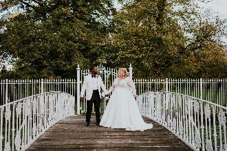 real weddings morden hall couple