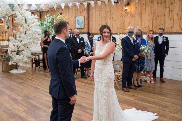 Emily and Tom - An Intimate Barn Wedding in Lancashire gallery image