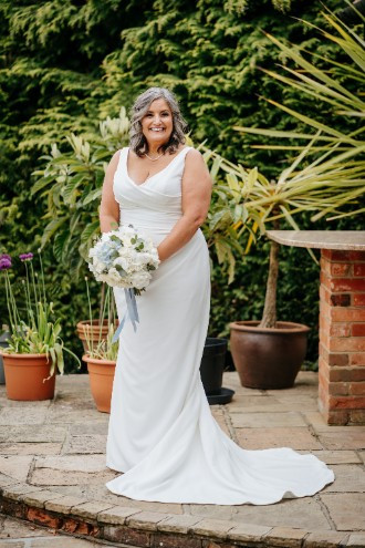 Bride at High House Weddings