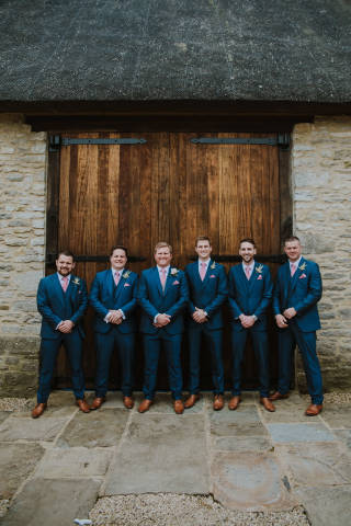 Brett and Amy - A Spring Barn Wedding in Oxfordshire gallery image