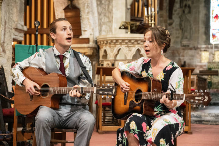 Kimmi and Sam - A Boho Wedding in Isle of Wight Barn Venue gallery image