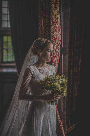 Megan and Oliver - An Autumn Wedding in Welsh Country House gallery image