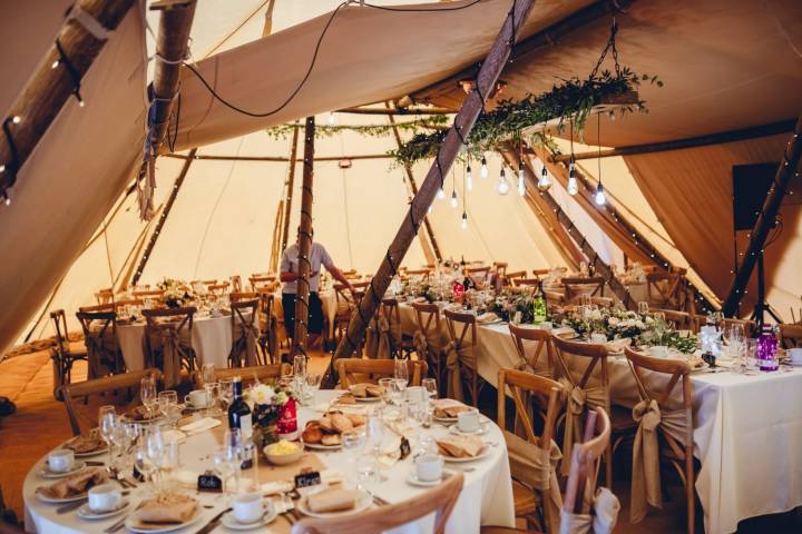 Michelle and Luke - An Fun Outdoor Tipi Wedding in Worcestershire gallery image