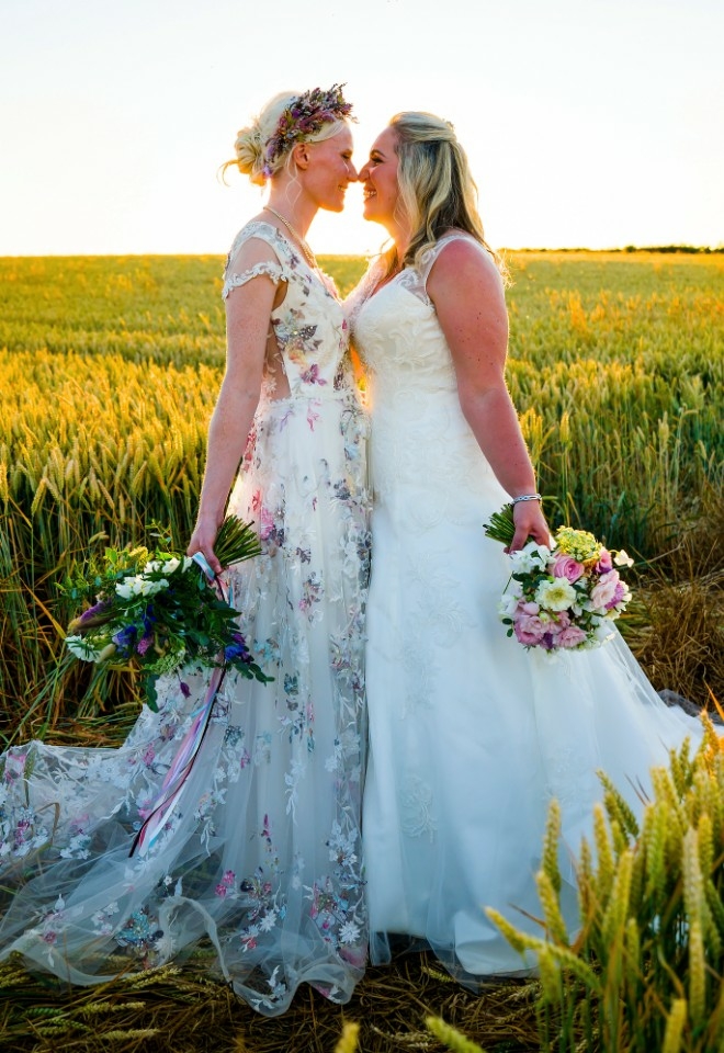 Beccy and Katie Real Wedding