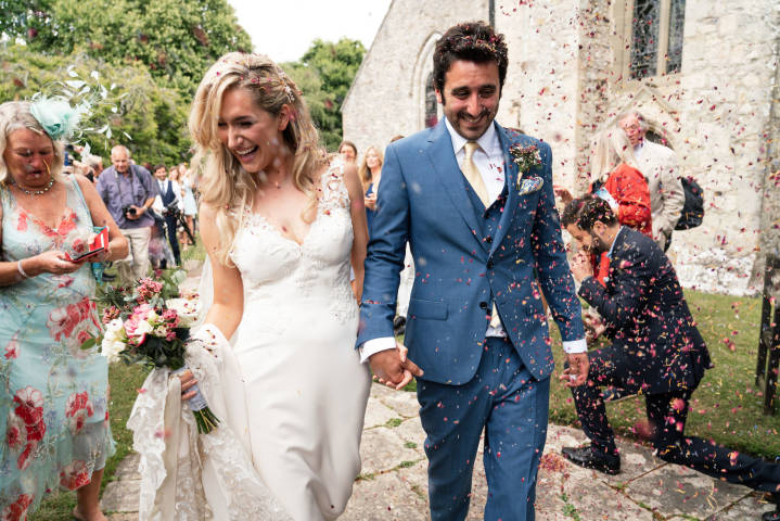 Kimmi and Sam - A Boho Wedding in Isle of Wight Barn Venue gallery image