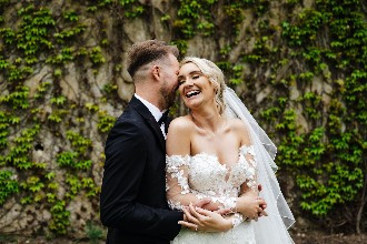 Couple on Wedding Day