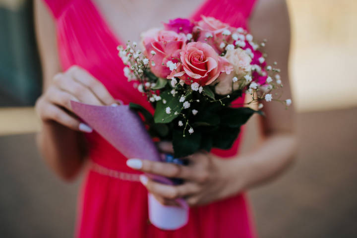 Sophie and Ben - A Cambridgeshire Barn Wedding with a Hot Pink Theme gallery image