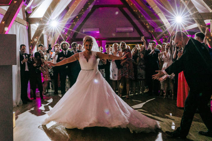 Sophie and Ben - A Cambridgeshire Barn Wedding with a Hot Pink Theme gallery image