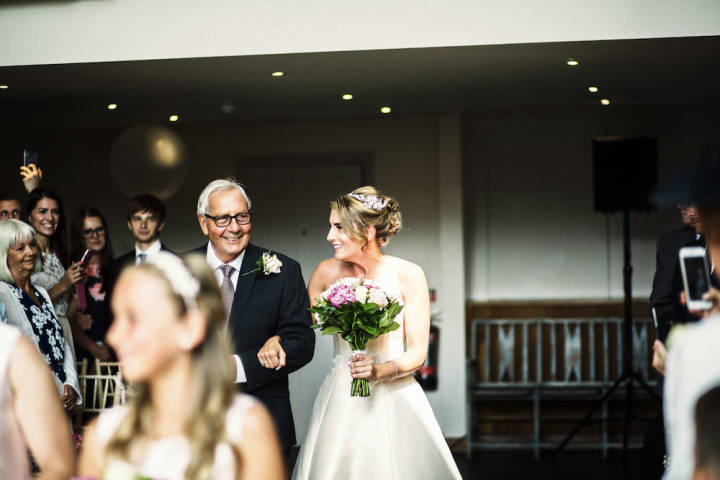 Alex and Chris - Navy and Pink Barn Wedding in Surrey gallery image