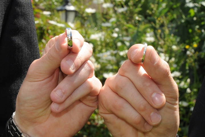 Emma and James - A Blue Themed Hotel Wedding gallery image
