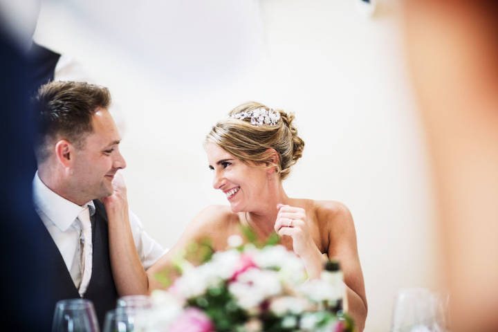 Alex and Chris - Navy and Pink Barn Wedding in Surrey gallery image