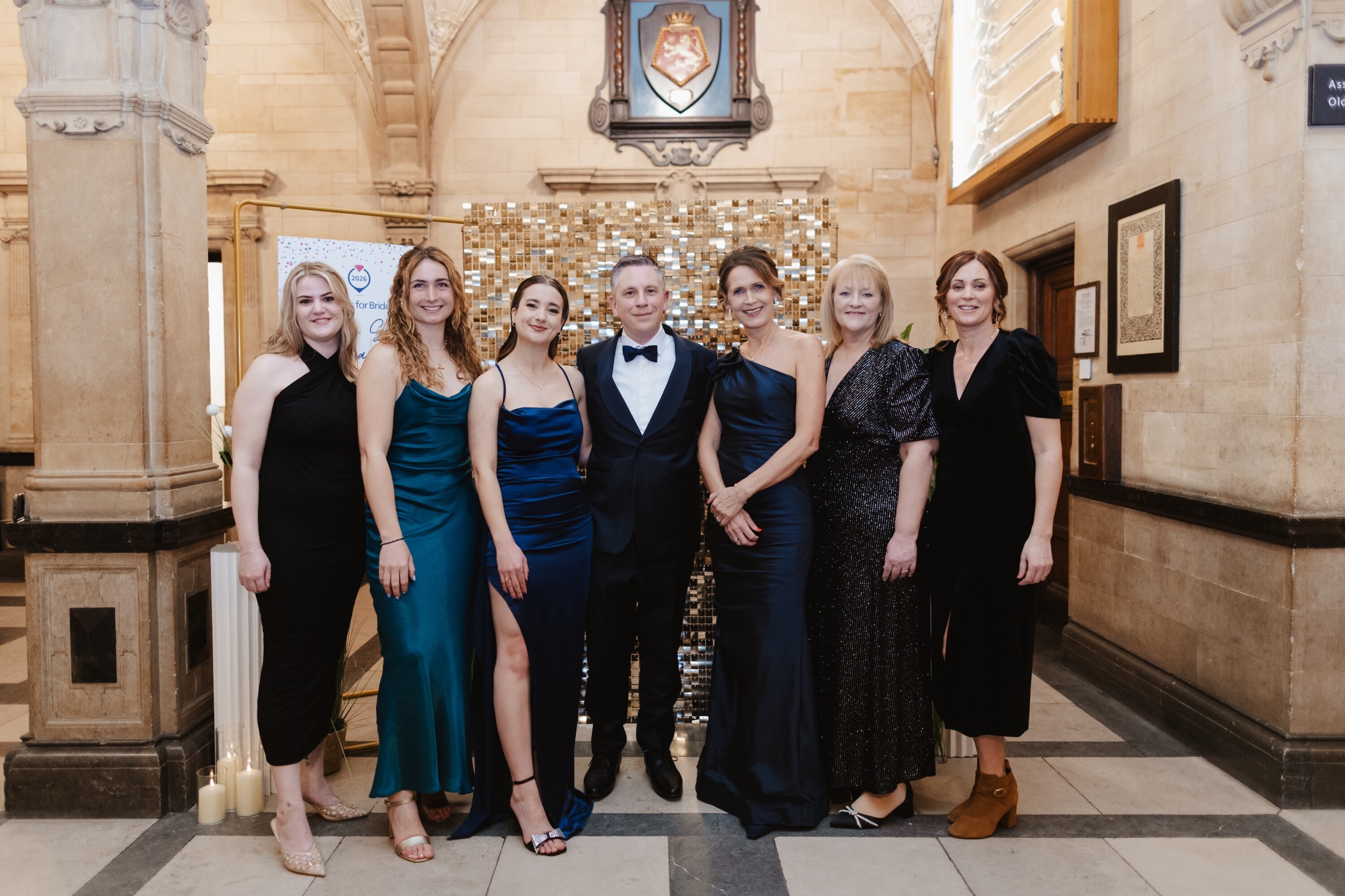 Guides for Brides team dressed in black-tie for the 10th annual customer service awards ceremony