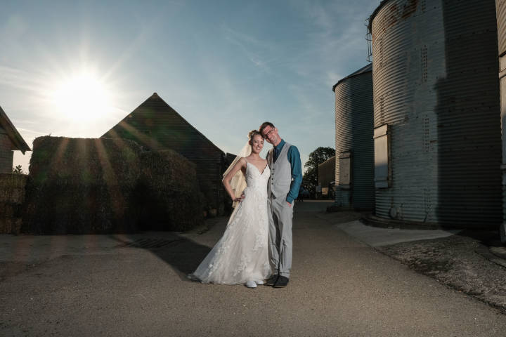 Natasha and Josh - A Summer Festival Wedding in Essex Barn Venue gallery image