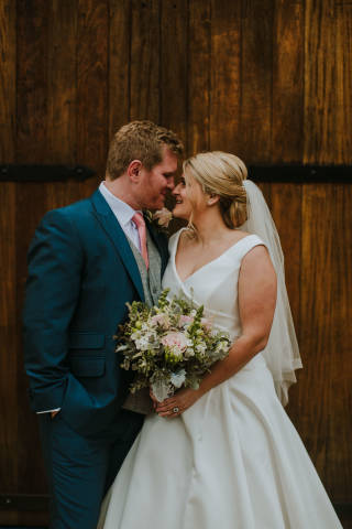 Brett and Amy - A Spring Barn Wedding in Oxfordshire gallery image