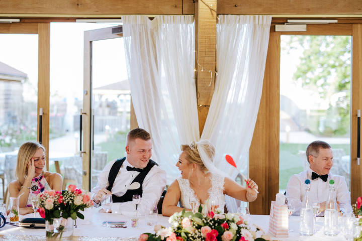 Sophie and Ben - A Cambridgeshire Barn Wedding with a Hot Pink Theme gallery image