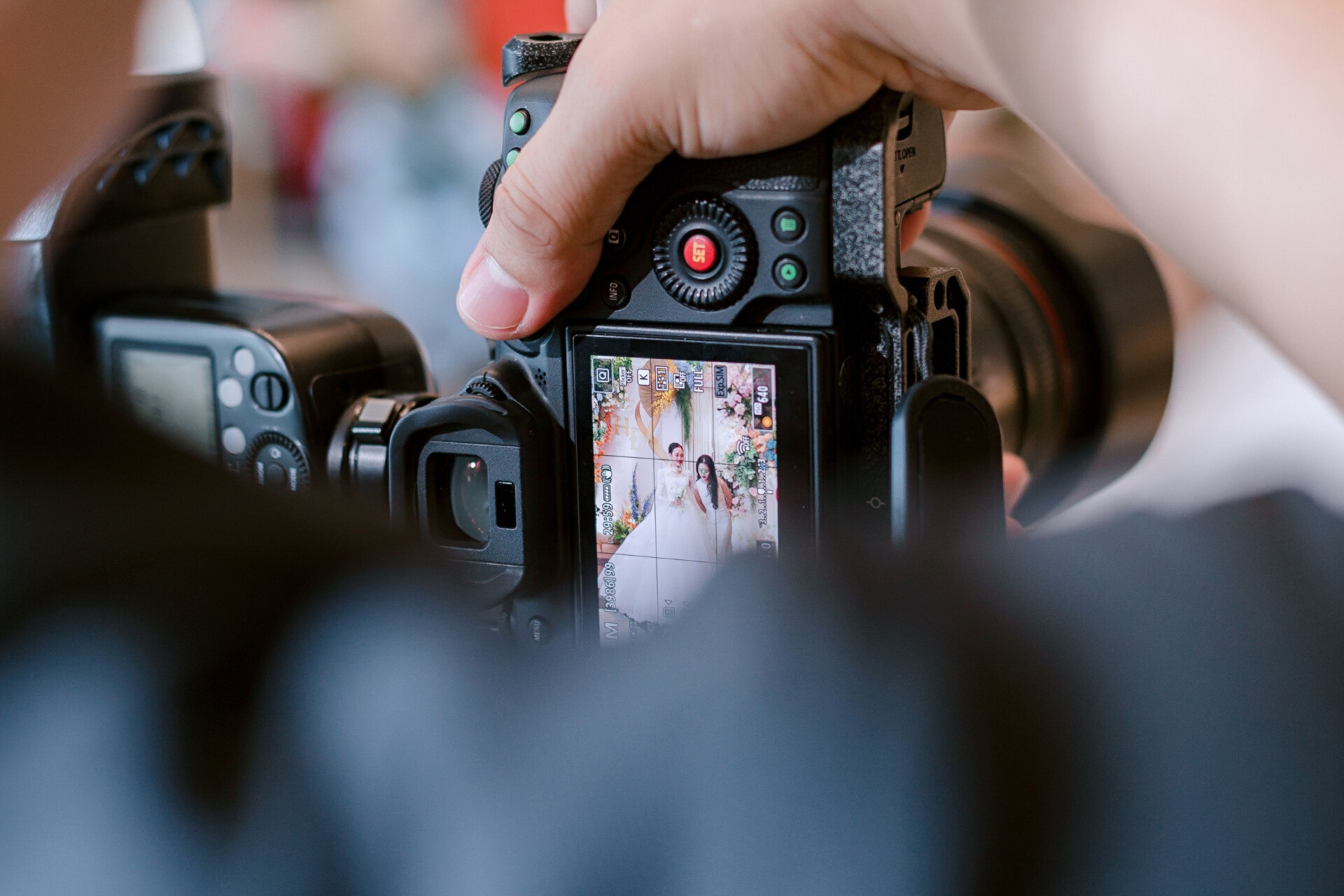 Professional wedding photographer documenting the special moments and details of a couples wedding day.