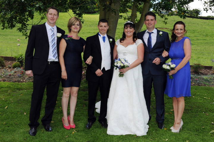 Emma and James - A Blue Themed Hotel Wedding gallery image