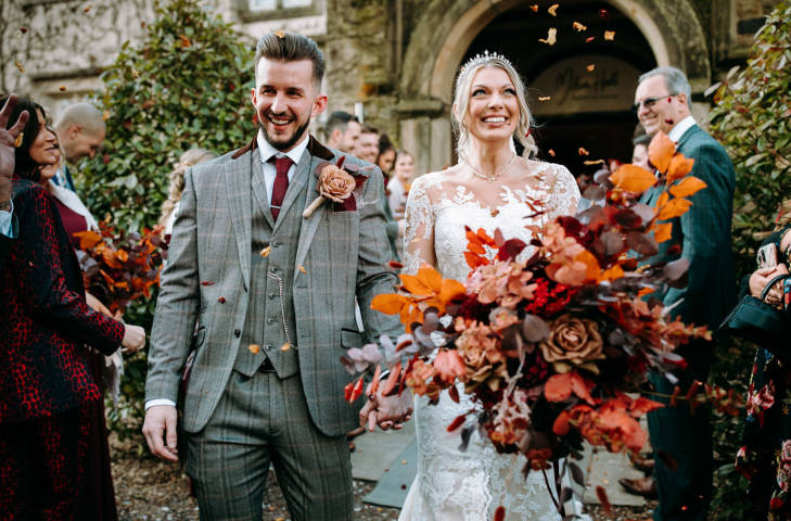 Heather and Jason - A Beautiful Lancashire Wedding With Warm Autumnal Colours gallery image